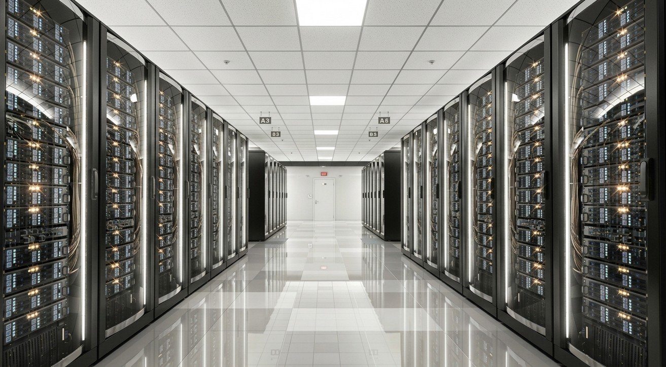 IT server racks & power supplies